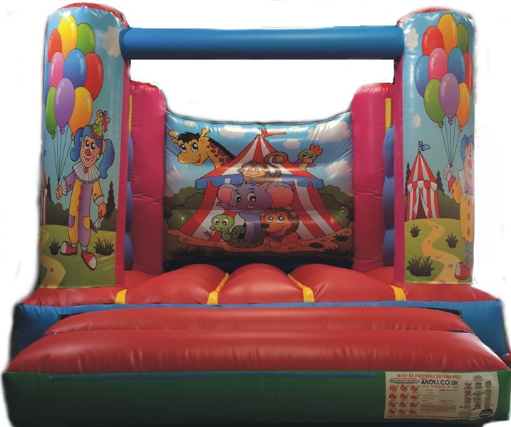 10ft x 12ft Circus H Frame Bouncy Castle