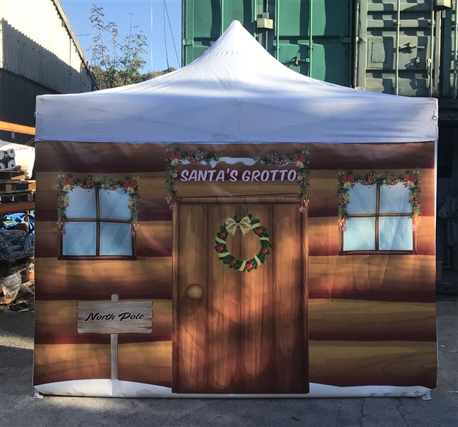 We Also offer the heavy Duty Christmas Grotto Gazebo only £499 plus vat.