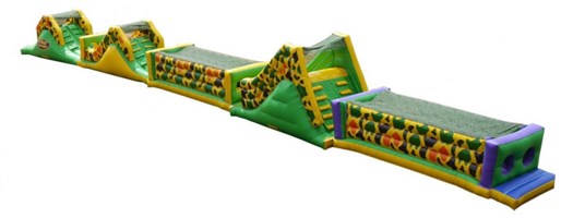 100ft x 10ft HUGE Army Obstacle Course
