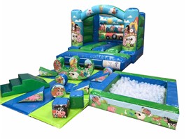 10ft x 10ft Farm Animals Indoor Mega Package ANY THEME