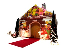 10ft x 10ft Inflatable Santa Grotto