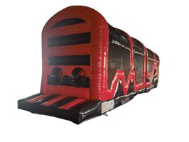10ft x 46ft Red & Black Obstacle Course