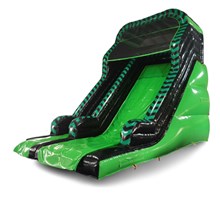 12ft Platform Green & Black Super Slide