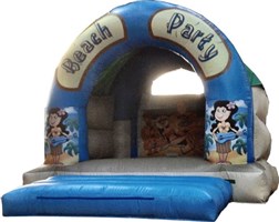 12ft x 15ft Beach Party Arched Bouncy Castle