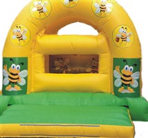 12ft x 15ft Bumblebee Ball Pond Arched Bouncy Castle