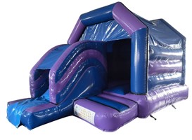 12ft x 18ft Dark Blue & Purple Velcro Deluxe Front Slide
