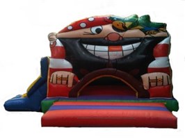15ft x 21ft Pirate Ball Pond and Slide Bouncy Castle