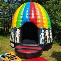 !! 16ft x 20ft Round Disco Dome Bouncy Castle