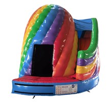 !! 17ft x 15ft Twister Dome Slide Combo