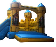18ft x 15ft Camelot H-Frame Bouncy Castle & Slide Combo