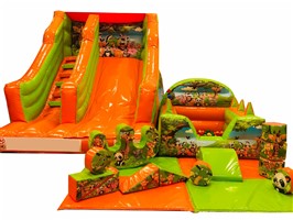 12ft x 15ft x 12ft Slide Indoor Softplay Package Jungle