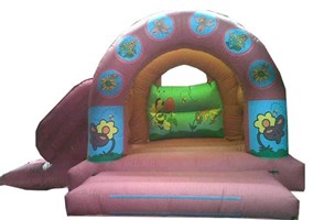 17ft x 15ft Cartoon Combo Bouncy Castle & Slide