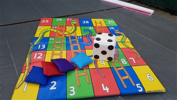 5ft x 6ft Giant Snakes & Ladders Softplay Game Mats