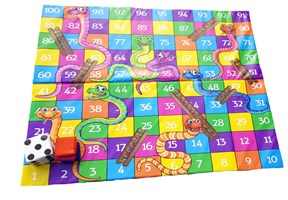 8ft x 10ft Giant Snakes & Ladders Softplay Game Mats